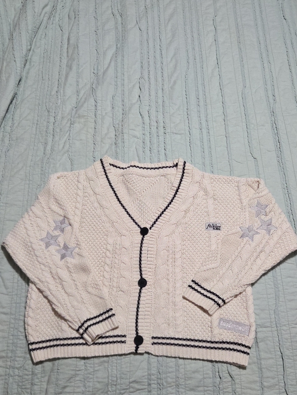 Taylor Swift Folklore Album Knit Cardigan
